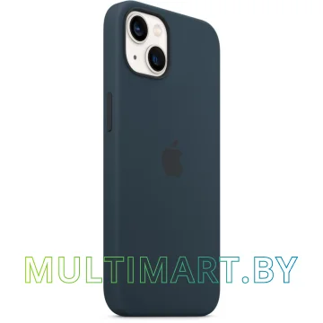 Чехол для телефона Apple MagSafe Silicone Case для iPhone 13 (синий омут) картинка 2
